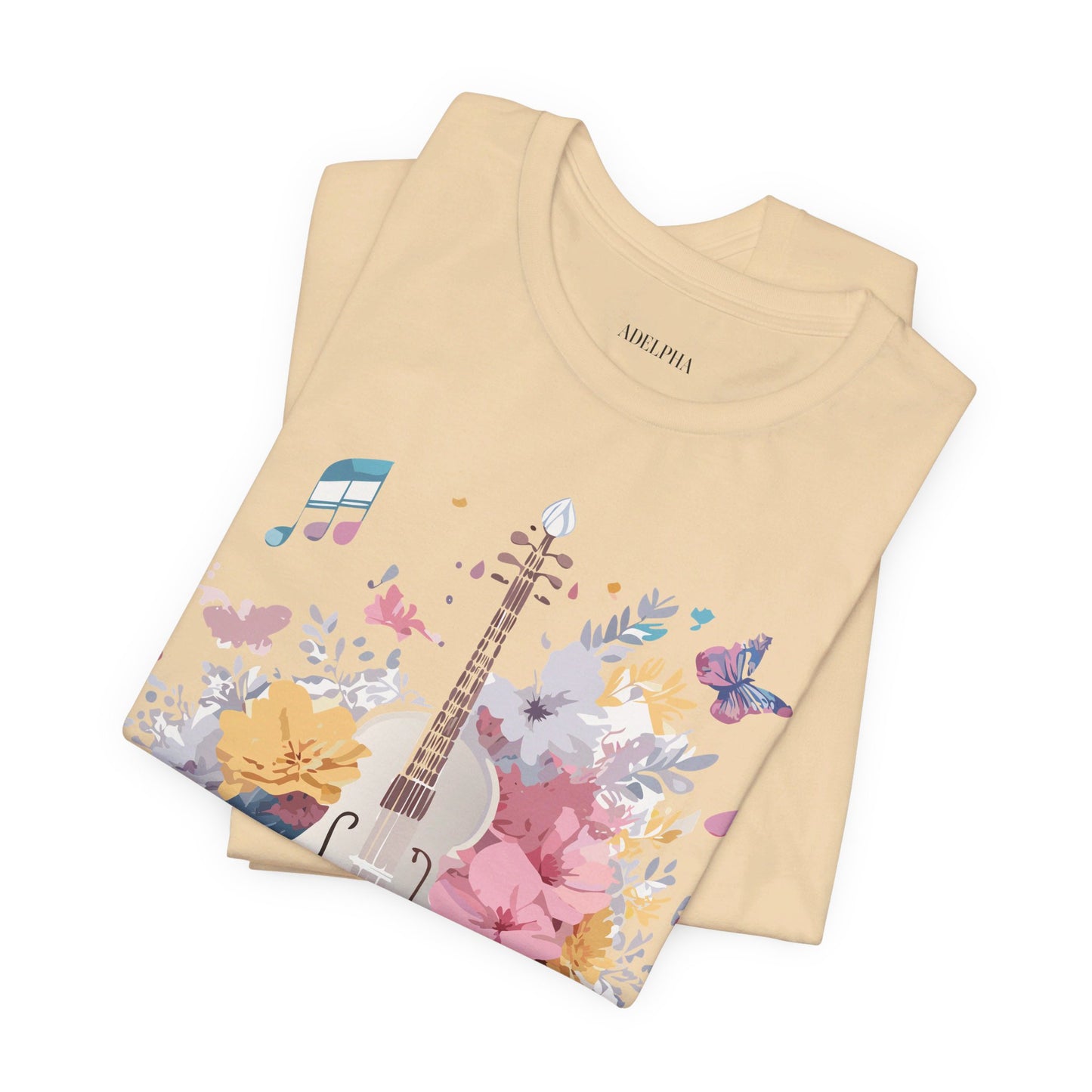 Natural Cotton Tee Shirt - Music collection