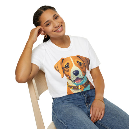 Dog Shirt Unisex Animal Tee Gildan Softstyle 64000 Cotton Tee