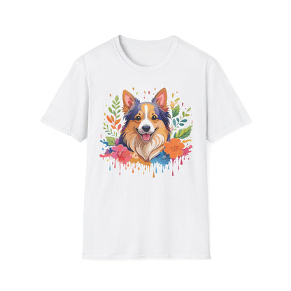 Dog Shirt Unisex Animal Tee Softstyle Gildan 64000 Cotton Tee