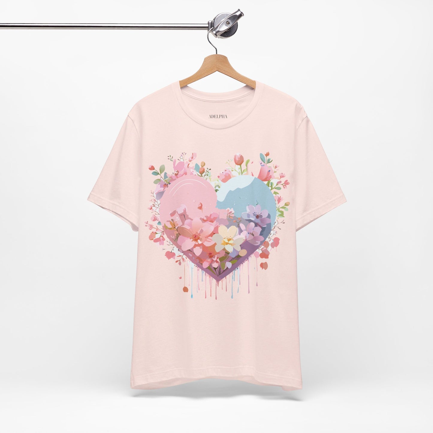 T-shirt en coton naturel - Collection Love story