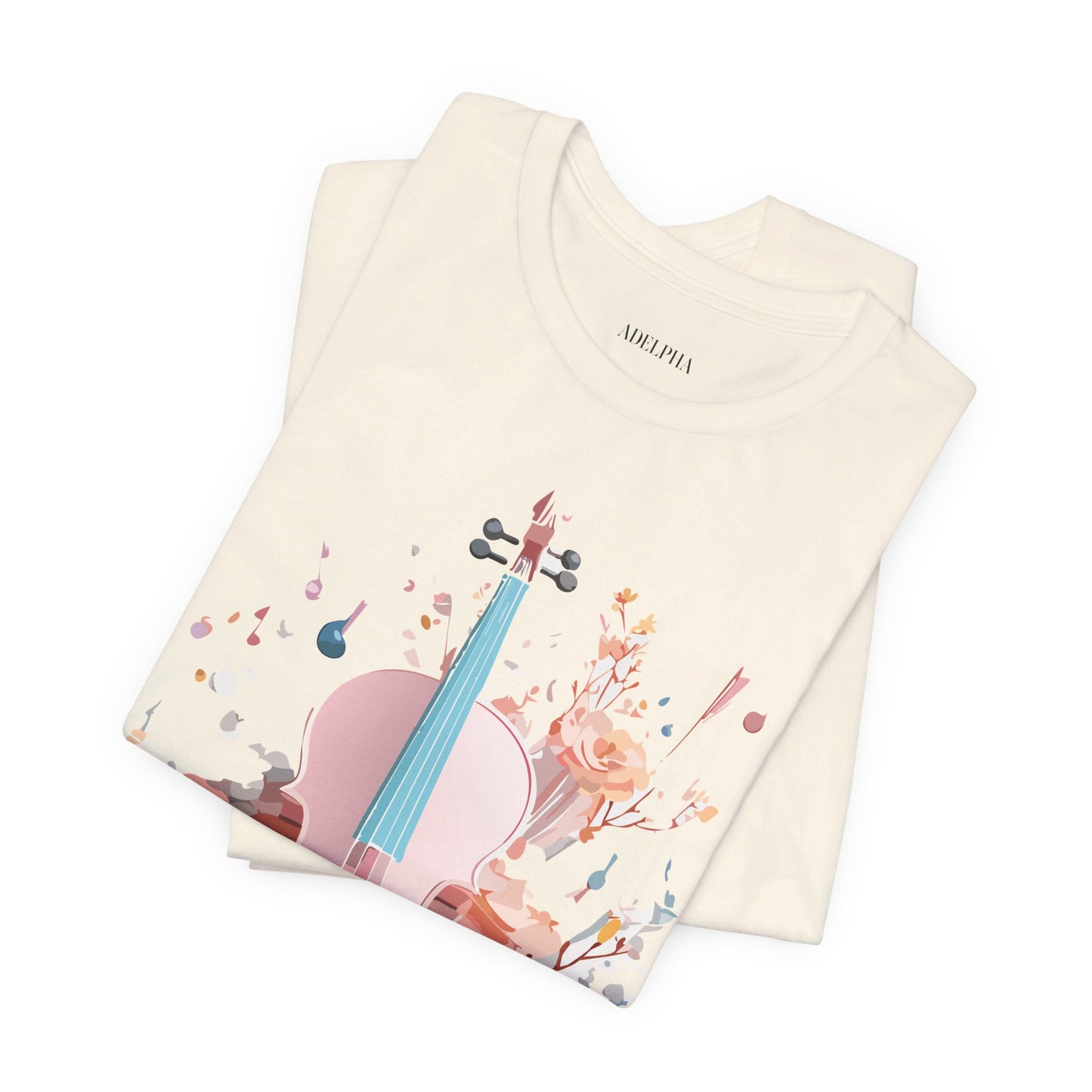 Natural Cotton Tee Shirt - Music collection