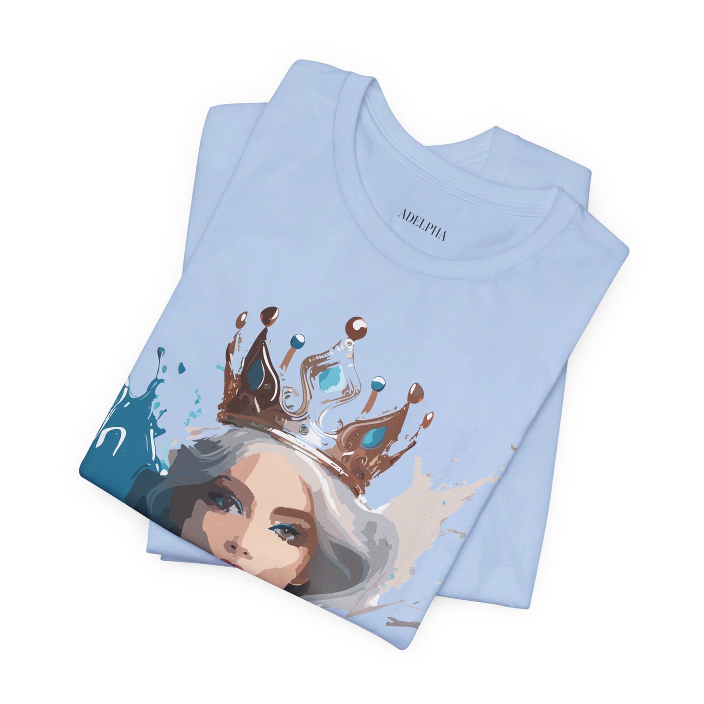 T-Shirt aus natürlicher Baumwolle – Queen Collection