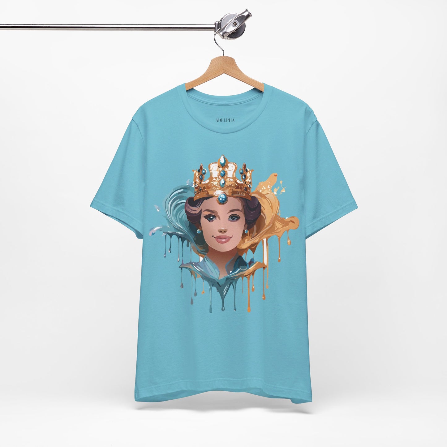 T-Shirt aus natürlicher Baumwolle – Queen Collection