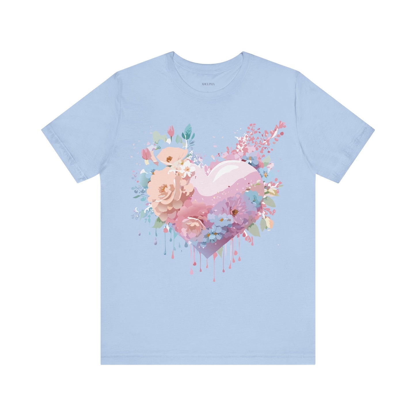 T-shirt en coton naturel - Collection Love story