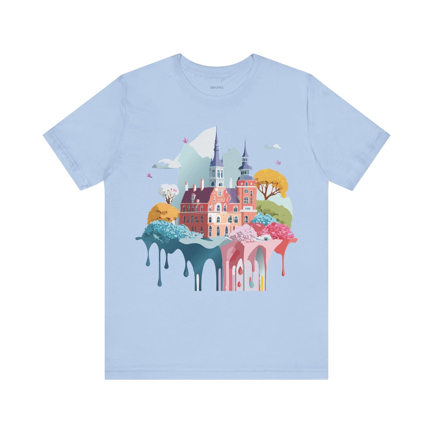 Natural Cotton Tee Shirt - Beautiful Places Collection - Warnemünde and Rostock - Germany