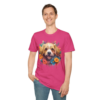 Dog Shirt Unisex Animal Tee Softstyle 64000 Gildan Cotton Tee