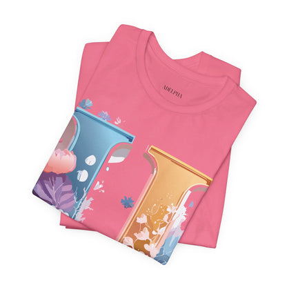 Natural Cotton Tee Shirt - Letters Collection - U Printify