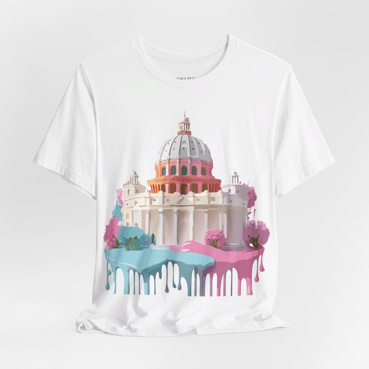 Natural Cotton Tee Shirt - Beautiful Places Collection - Rome