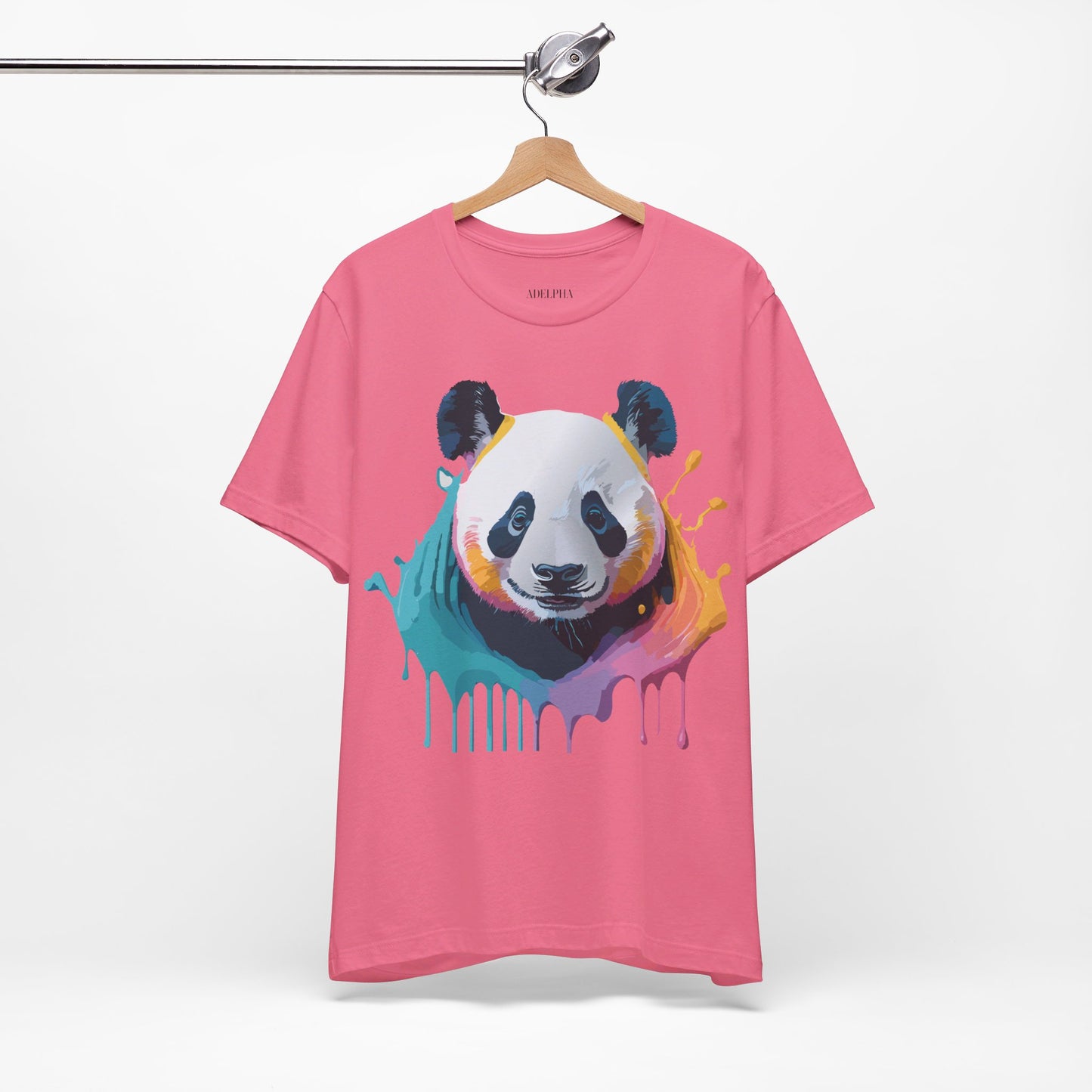 T-Shirt aus natürlicher Baumwolle mit Panda