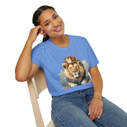 Lion Shirt Unisex Animal Tee Gildan Softstyle 64000 Comfort Fit