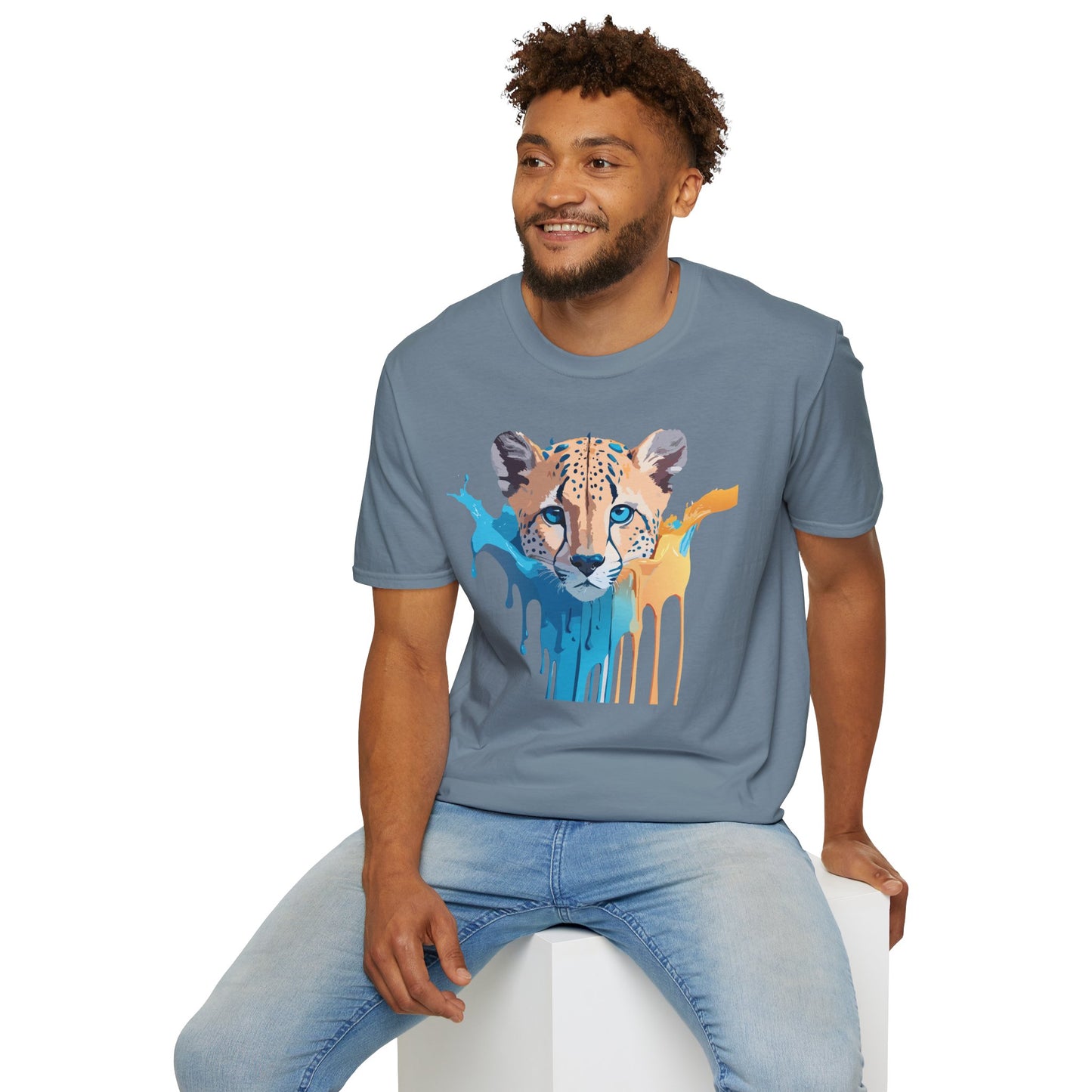 Cheetah Shirt, Shirt with Cheetah, Cheetah Tee, Shirt with Animals