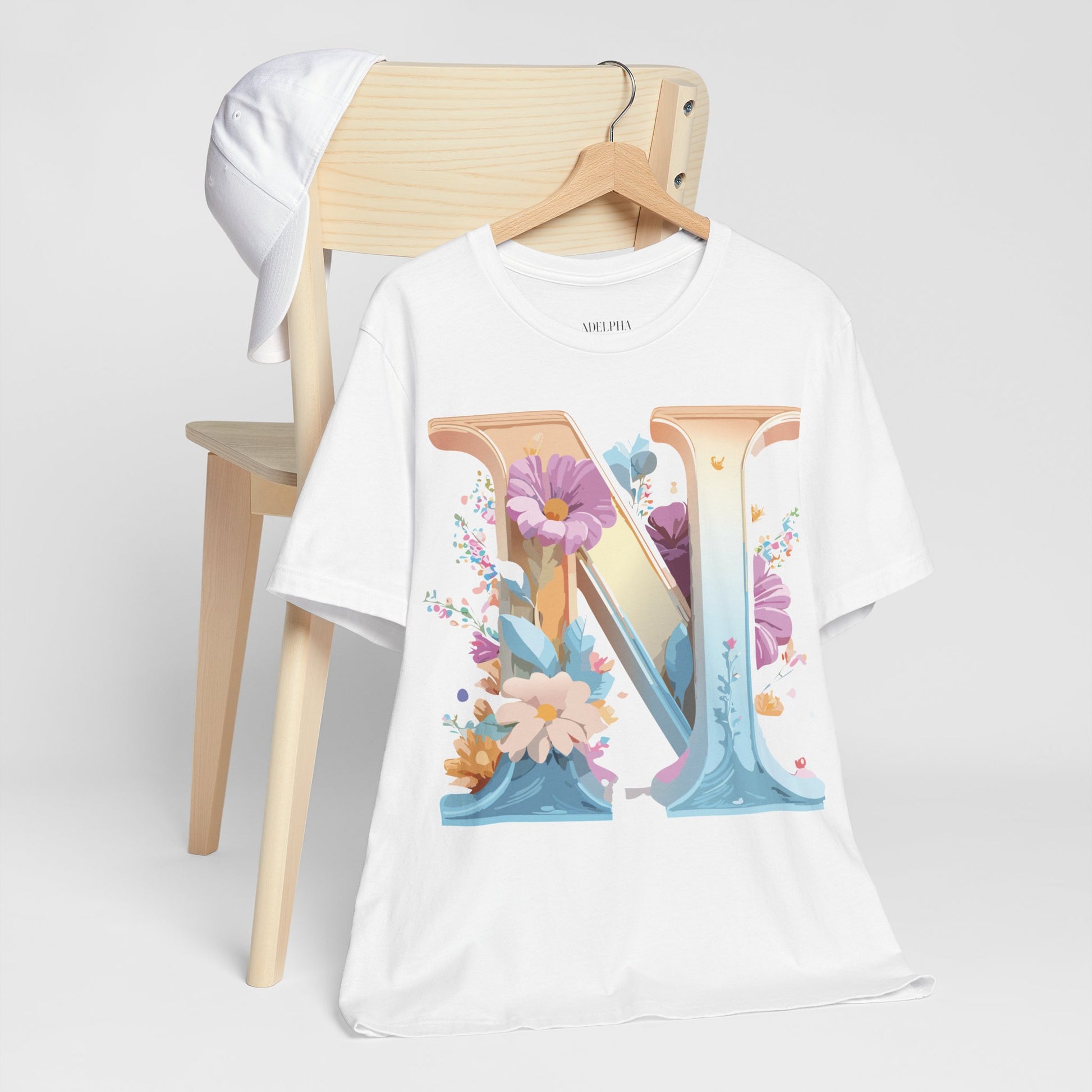 Letter Shirt, Letter N Shirt - ADELPHA