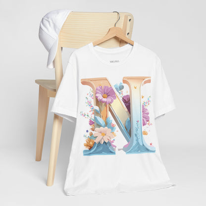 Letter Shirt, Letter N Shirt - ADELPHA