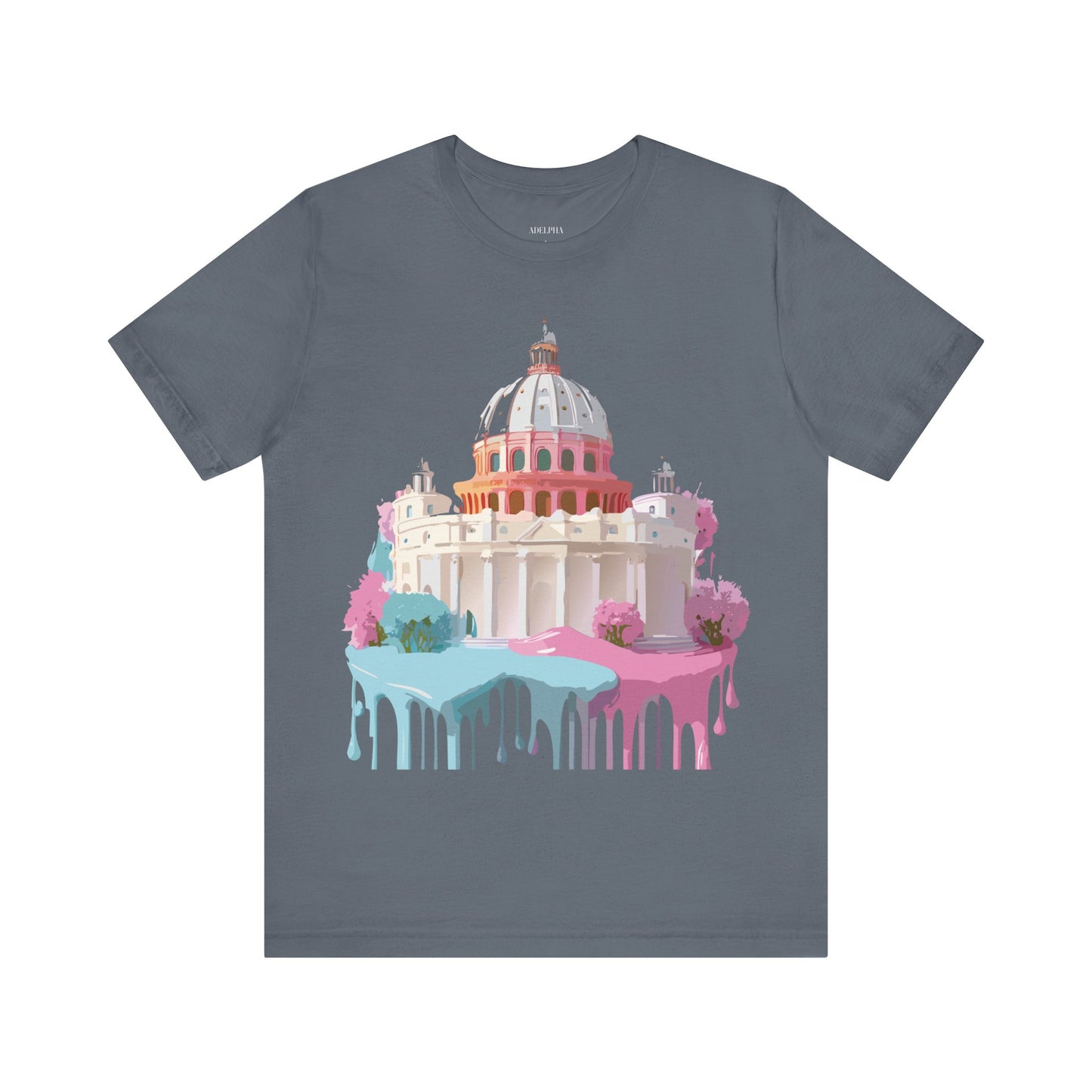 Natural Cotton Tee Shirt - Beautiful Places Collection - Rome