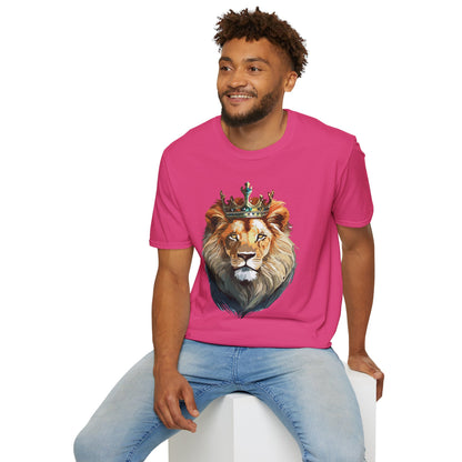 Lion Shirt Unisex Softstyle Tee Gildan 64000 100 Percent Ring Spun Cotton