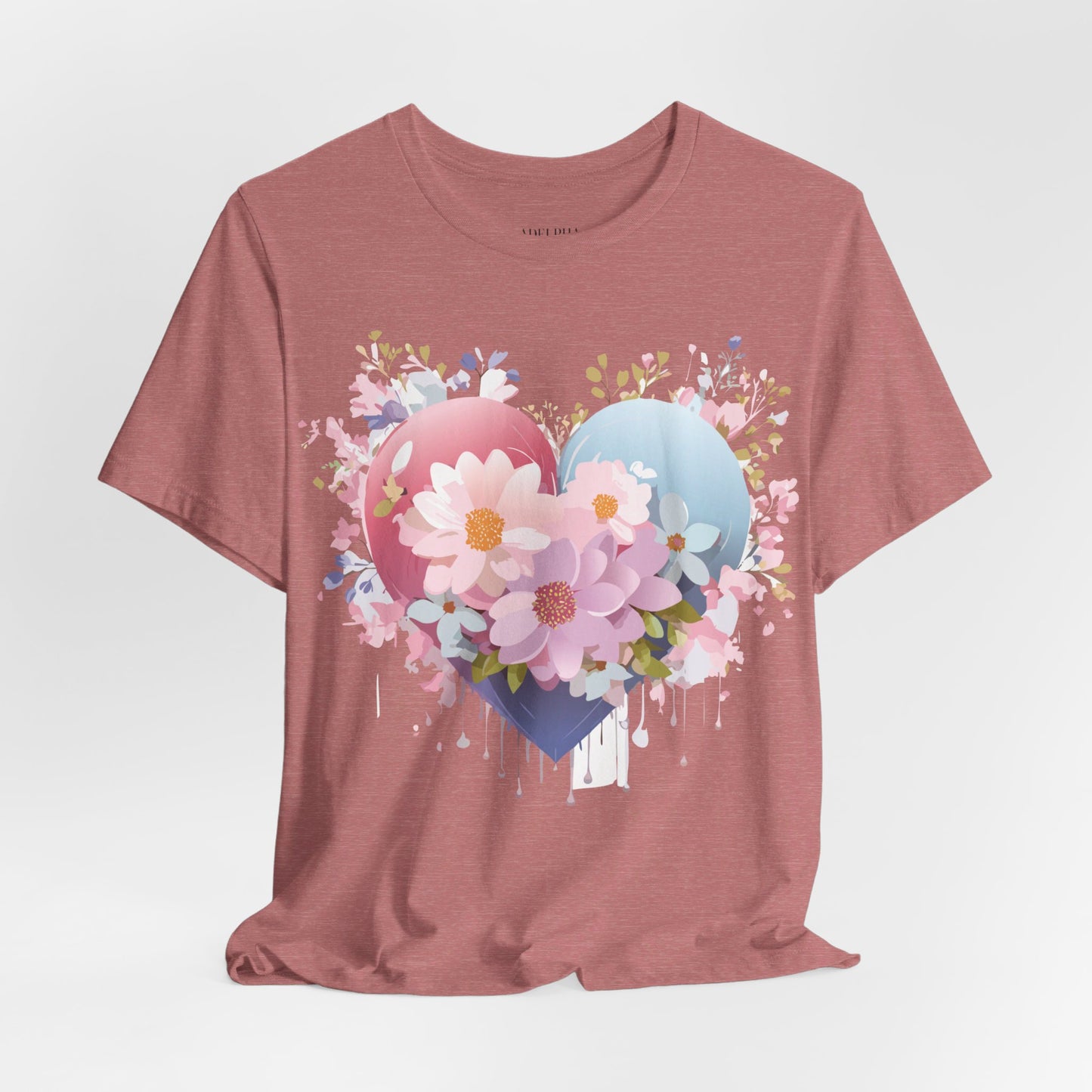 Natural Cotton Tee Shirt - Love story Collection