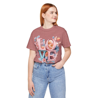 Natural Cotton Tee Shirt - Love story Collection Printify