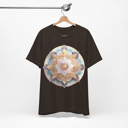 Natural Cotton Tee Shirt - Medallion Collection Printify