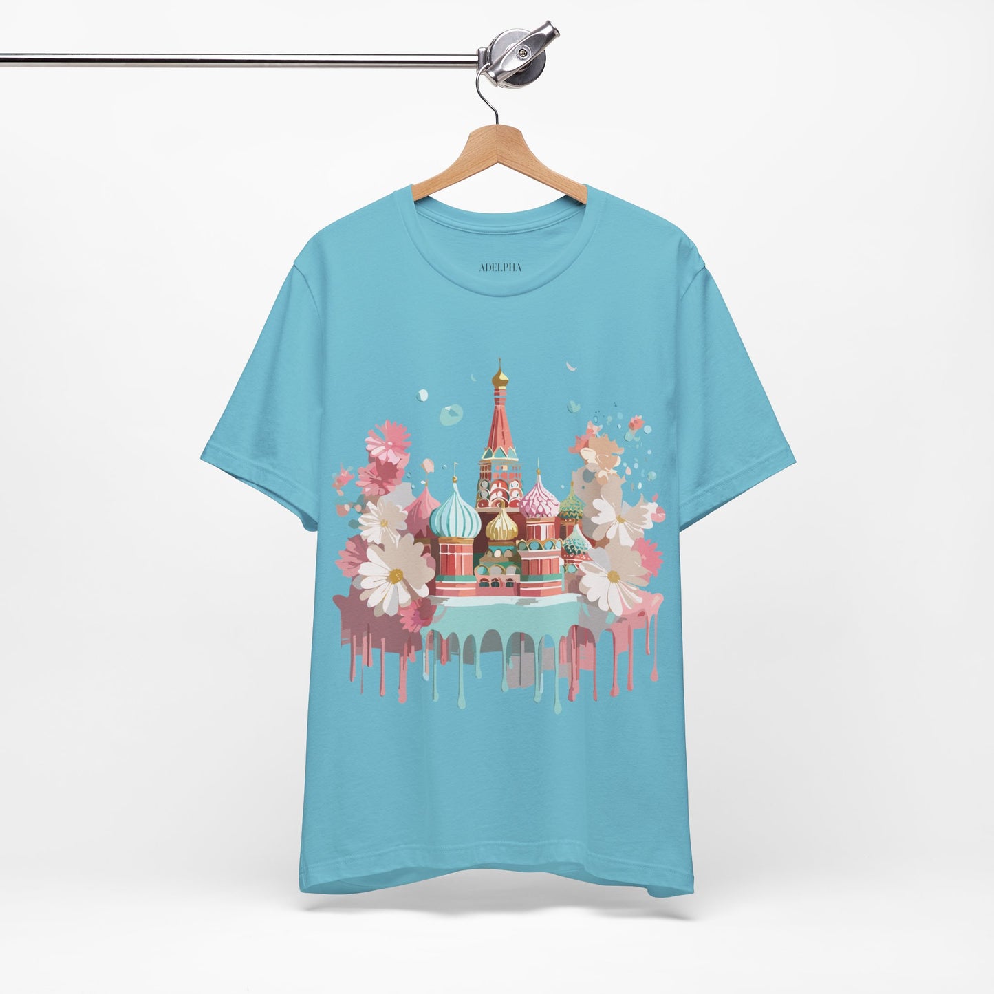 Natural Cotton Tee Shirt - Beautiful Places Collection - Moscow