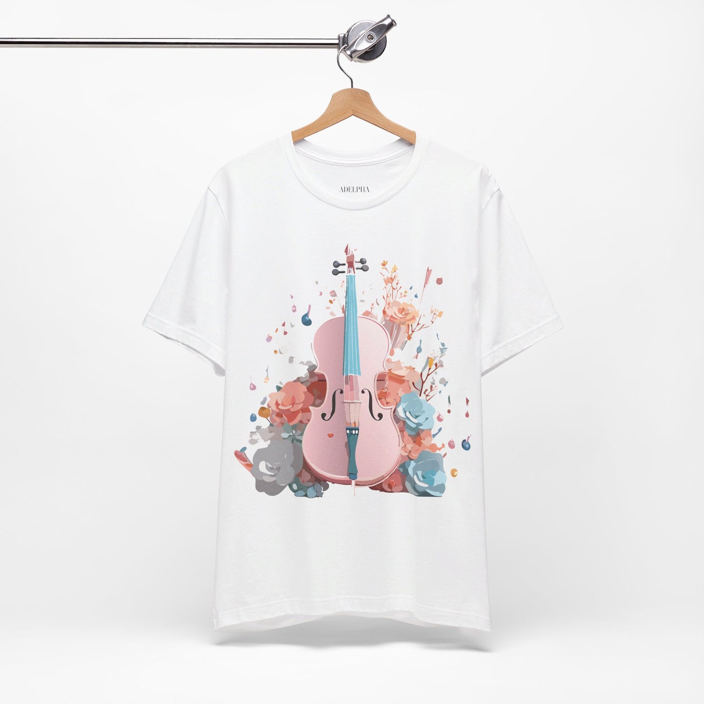 T-Shirt aus natürlicher Baumwolle – Musikkollektion