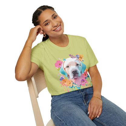 Dog Shirt Unisex Animal Tee Softstyle Gildan 64000 Short Sleeve Tee