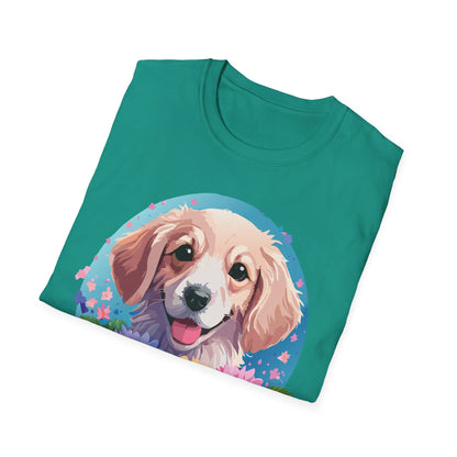 Unisex Dog Shirt Animal Tee Gildan Softstyle 64000 100 Percent Cotton