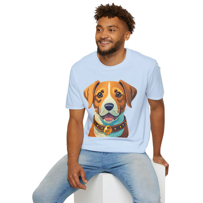 Dog Shirt Unisex Animal Tee Gildan Softstyle 64000 Cotton Tee