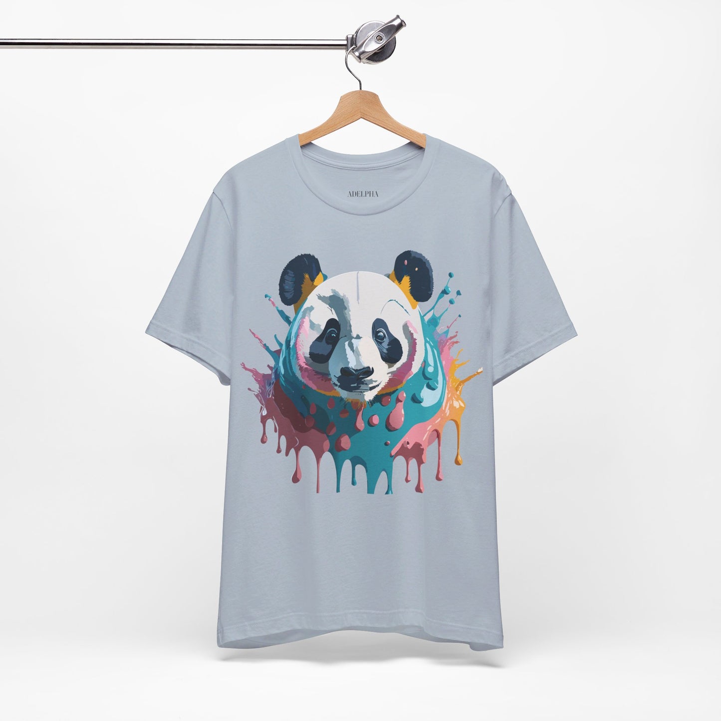 T-Shirt aus natürlicher Baumwolle mit Panda