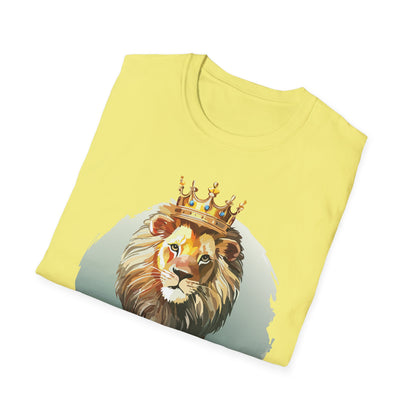 Unisex Lion Shirt Animal Tee Softstyle Gildan 64000 100 Percent Cotton Tee