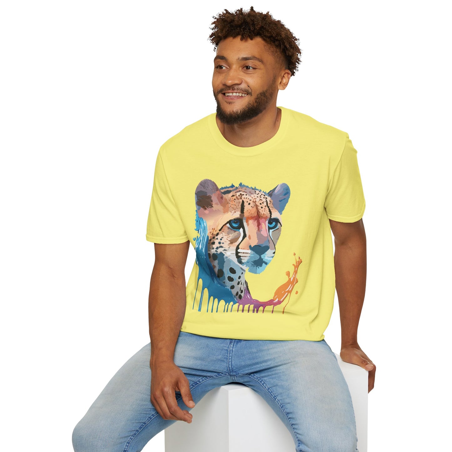 Cheetah Shirt, Shirt with Cheetah, Cheetah Tee, Shirt with Animals