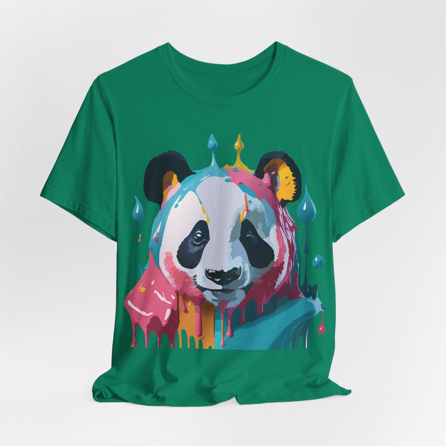 T-Shirt aus natürlicher Baumwolle mit Panda