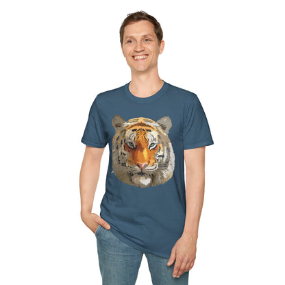 Unisex Tiger Shirt Animal Print Tee Gildan Softstyle Cotton Quality