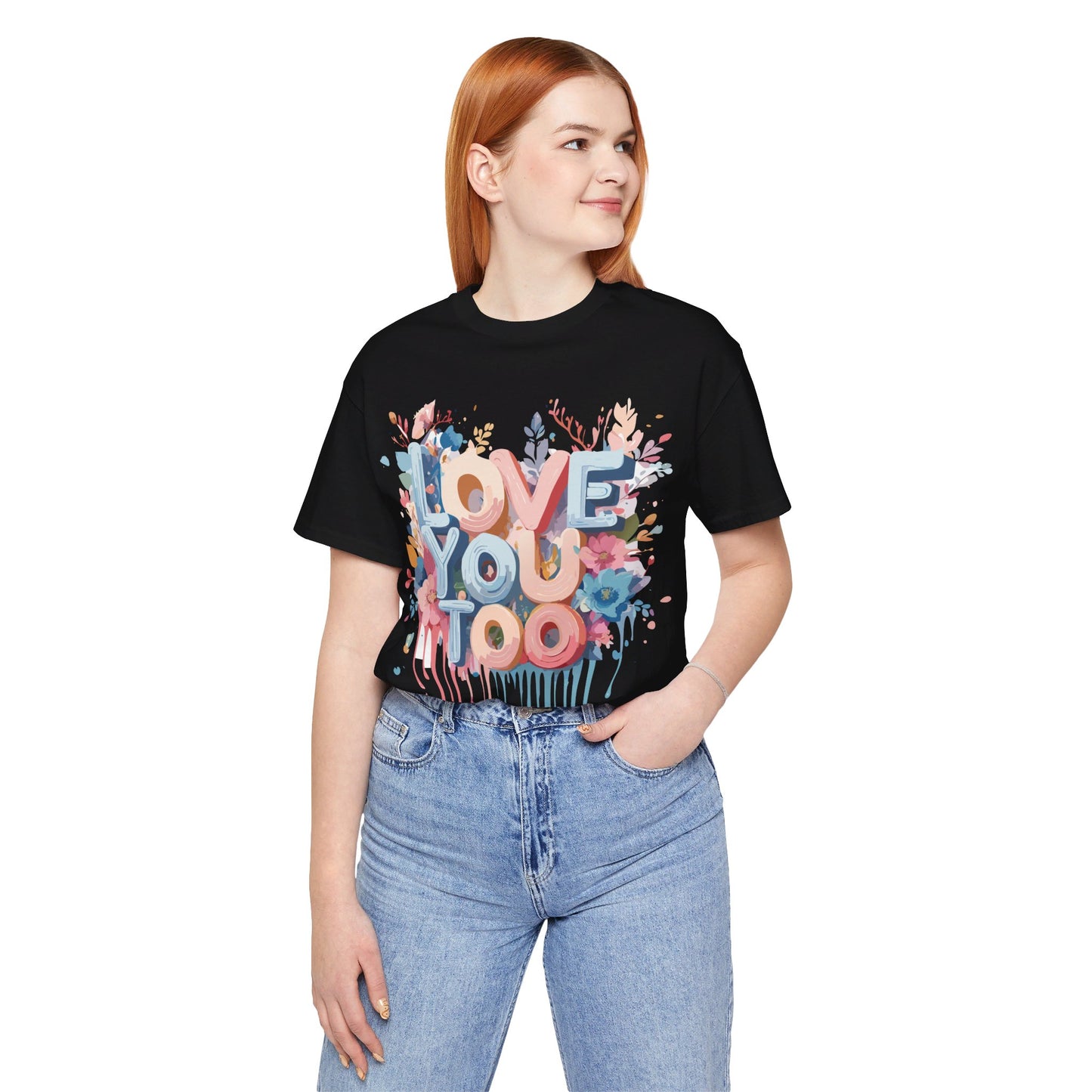 T-Shirt aus natürlicher Baumwolle – Love Story Collection