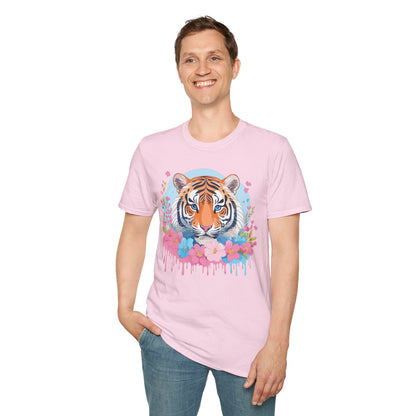 Tiger Shirt Unisex Softstyle T Shirt Gildan 64000 Animal Tee