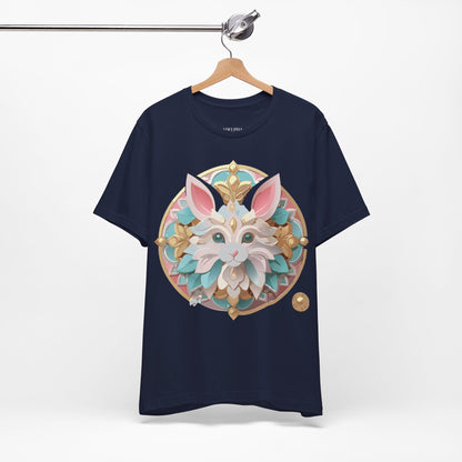 Natural Cotton Tee Shirt - Medallion Collection Printify