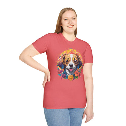 Dog Shirt Unisex Animal Tee Gildan 64000 Softstyle Ring Spun Cotton