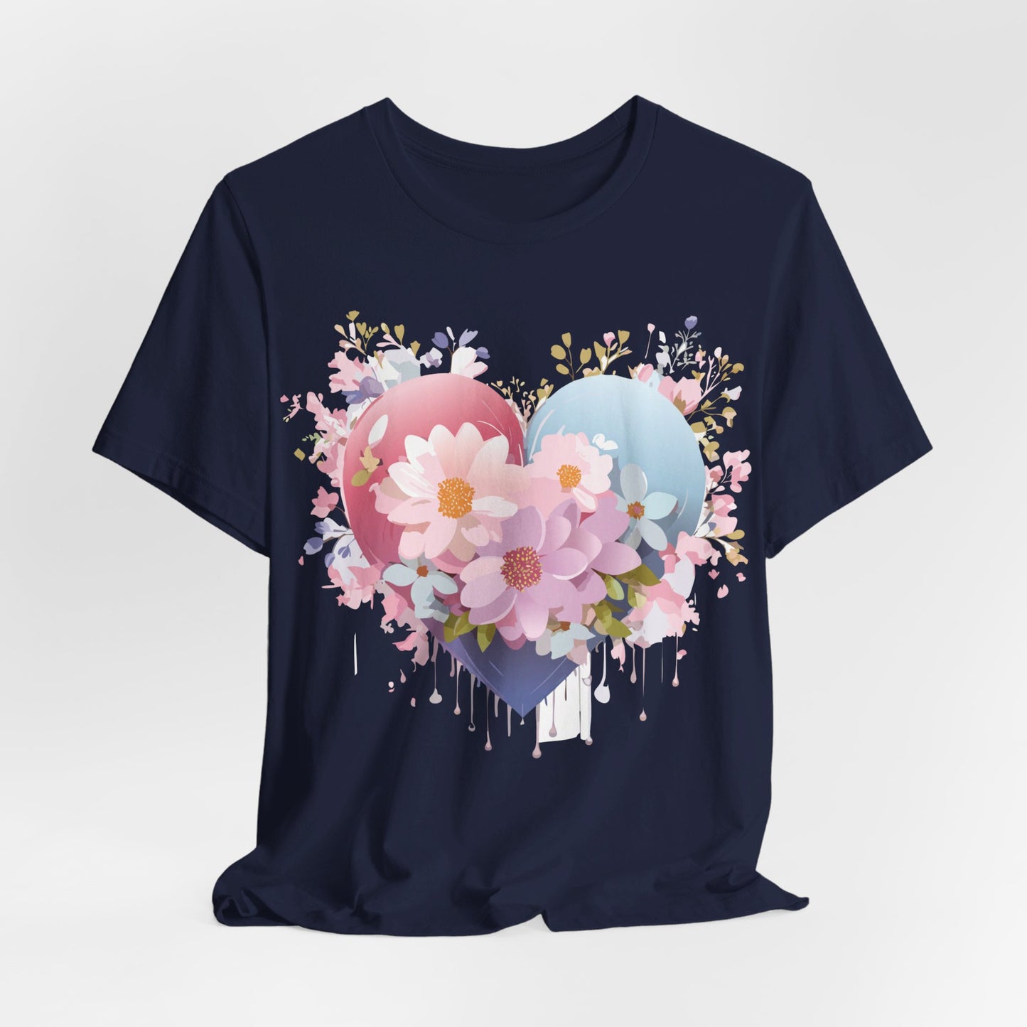 T-Shirt aus natürlicher Baumwolle – Love Story Collection