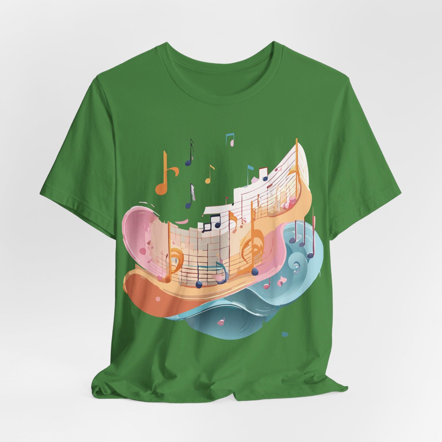 Natural Cotton Tee Shirt - Music Collection