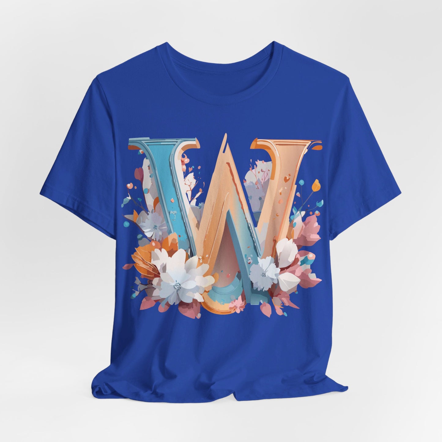 Natural Cotton Tee Shirt - Letters Collection - W