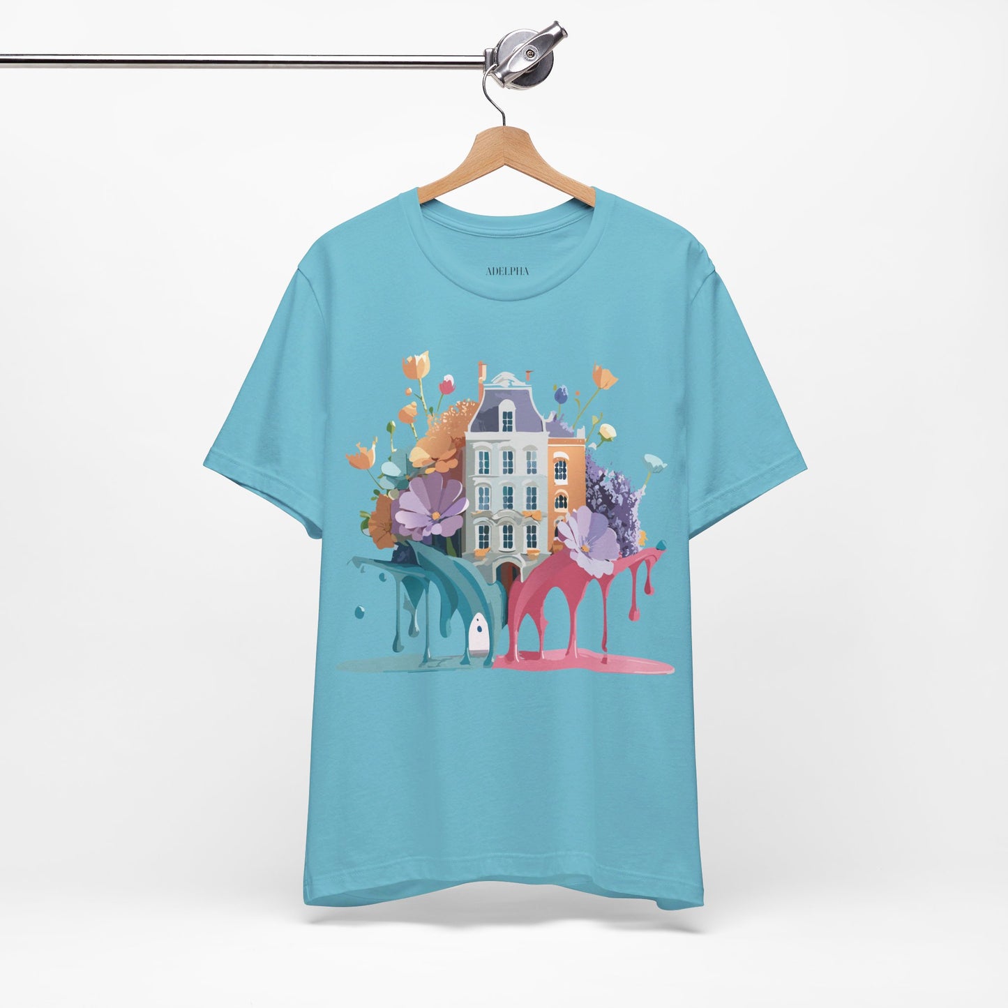 Natural Cotton Tee Shirt - Beautiful Places Collection - Amsterdam