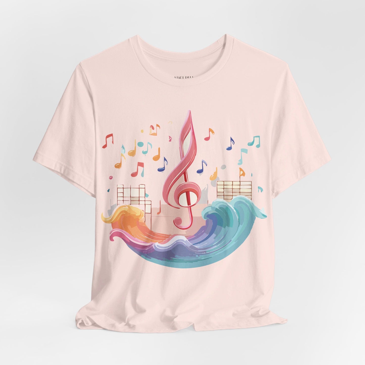 T-shirt en coton naturel - Collection Musique