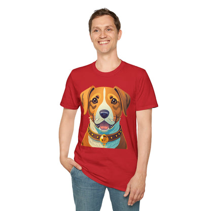 Dog Shirt Unisex Animal Tee Gildan Softstyle 64000 Cotton Tee