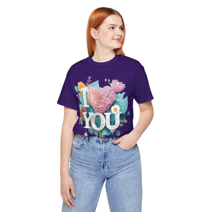 Natural Cotton Tee Shirt - Love Story Collection Printify