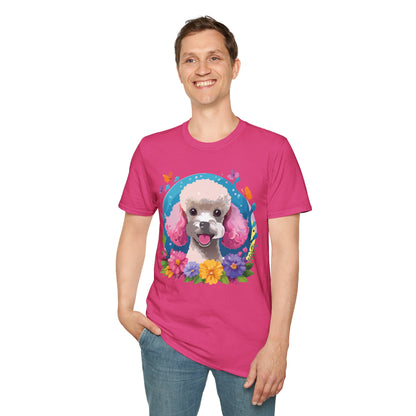 Dog Shirt With Animals Unisex Softstyle Tee 100 Percent Cotton Gildan 64000