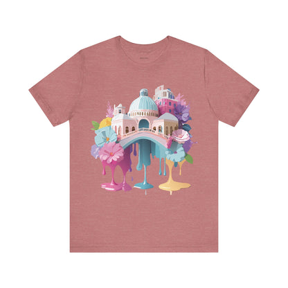 Natural Cotton Tee Shirt - Beautiful Places Collection - Venice Printify