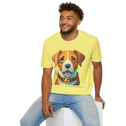 Dog Shirt Unisex Animal Tee Gildan Softstyle 64000 Cotton Tee