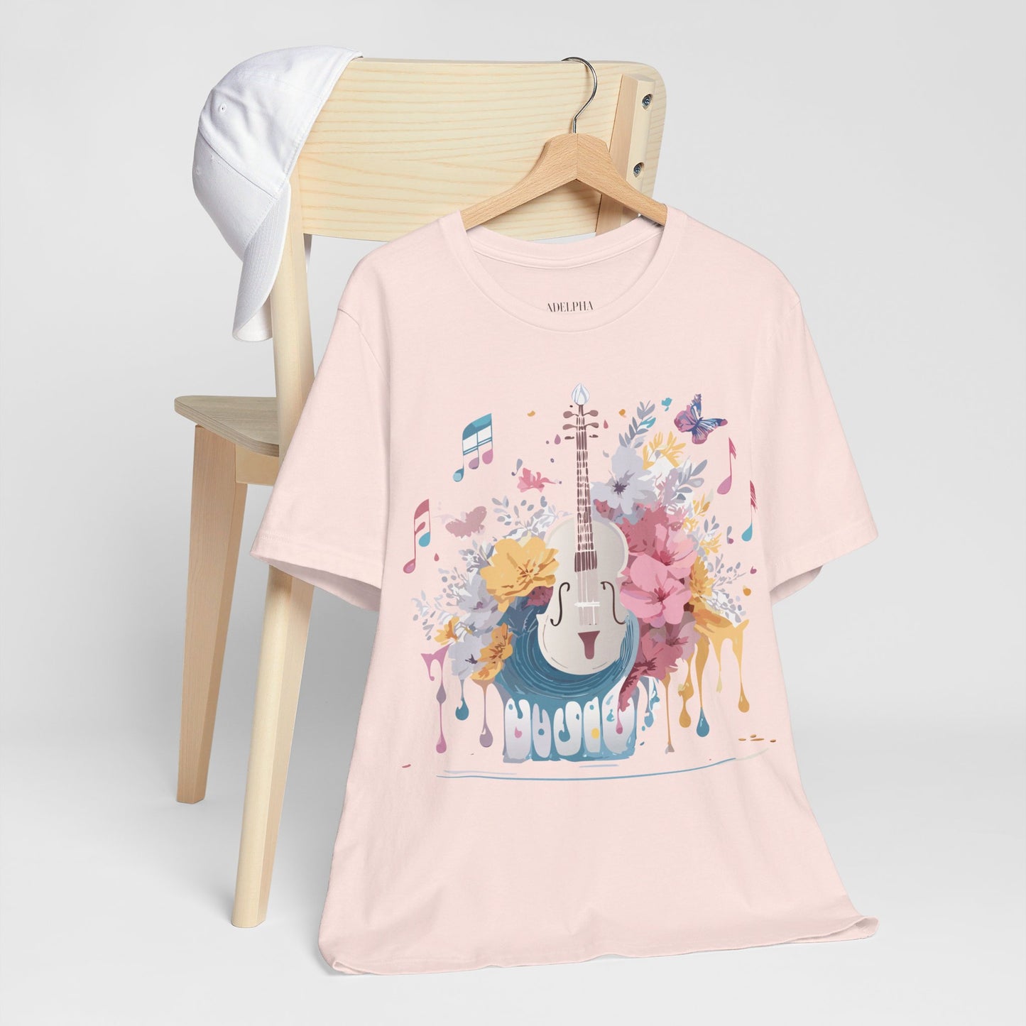 Natural Cotton Tee Shirt - Music collection