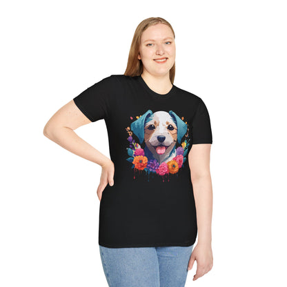 Dog Shirt Unisex Animal Tee Softstyle 64000 Gildan RingSpun Cotton