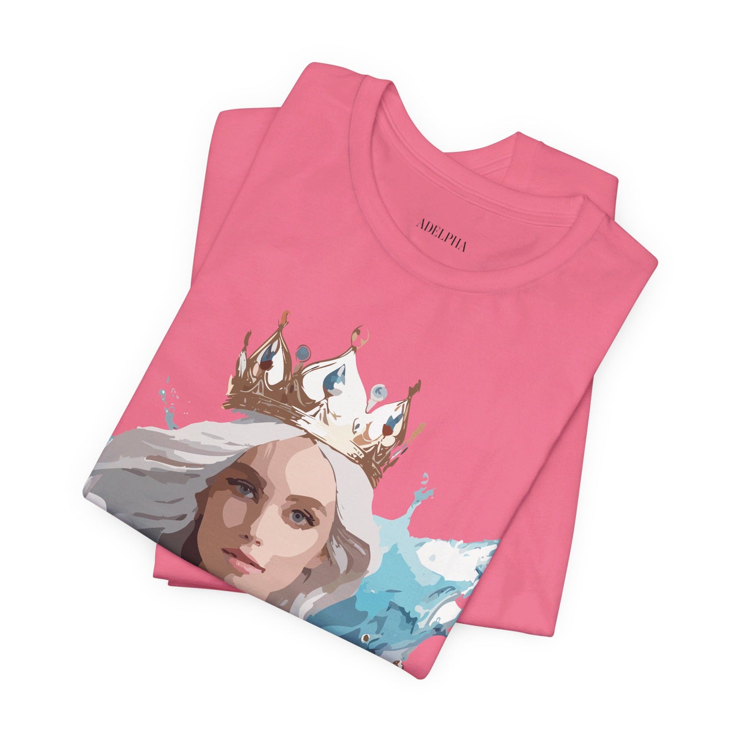 T-Shirt aus natürlicher Baumwolle – Queen Collection