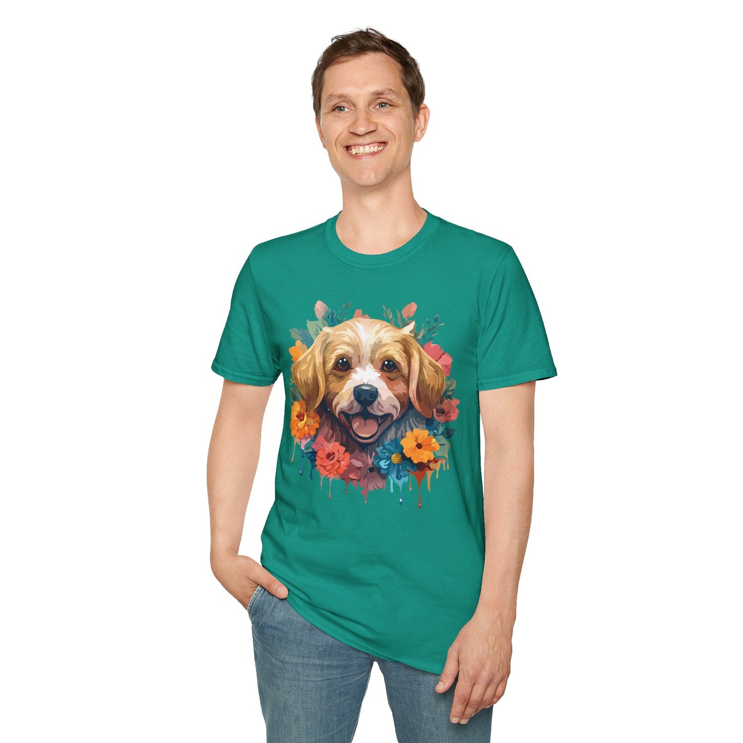 Dog Shirt, Shirt with Dog, Animal Tee, Shirt with Animals